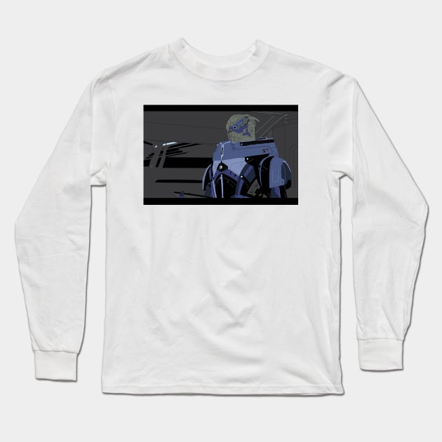 Garrus Vakarian Long Sleeve T-Shirt by DaniVan